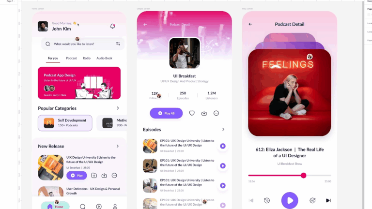 Interaction UI/UX online