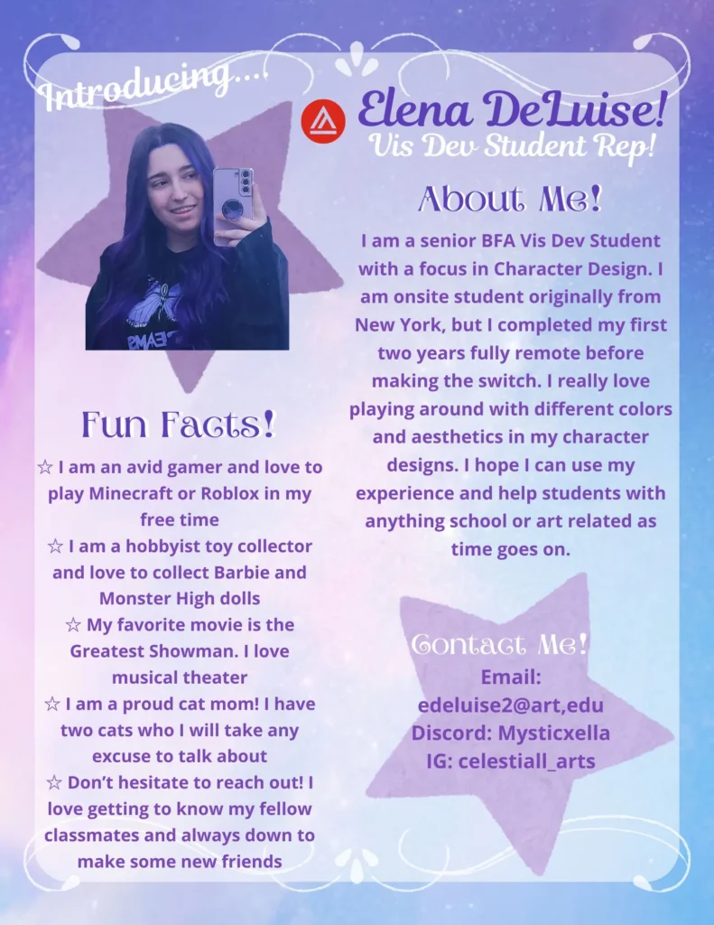 VIS Student Rep Elena DeLuise